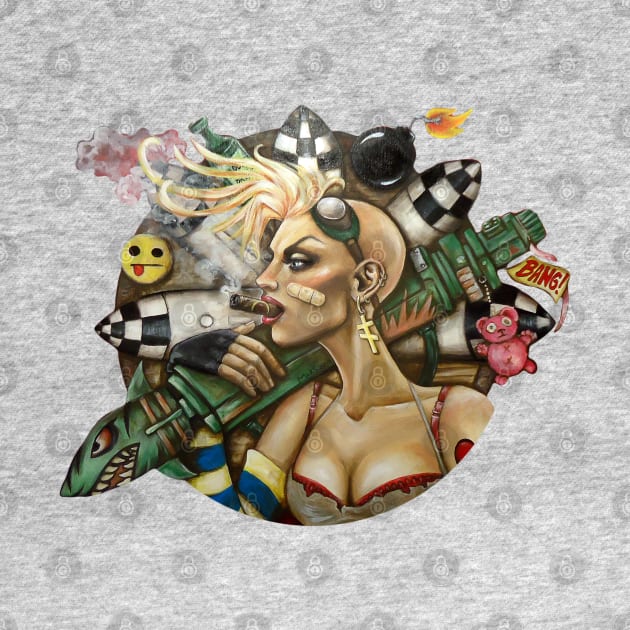 Tank Girl Nouveau by The Art of Megan Mars